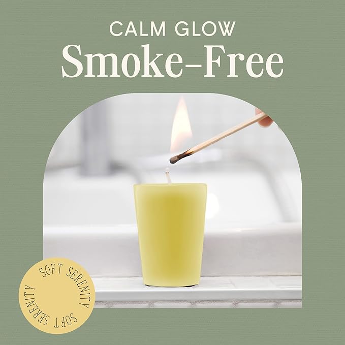 Mister Candle Spring/Summer Votive Collection Handmade Scented Votive Candles Bulk, Small Candles with Premium Wax & Essential Oils, 15 Hour Burn Time, Made in USA, (Set of 9, Citronella, Yellow)