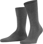 FALKE Men's Tiago Dress Socks, Sustainable Cotton, Crew, 1 Pair
