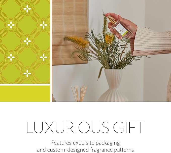 AGRARIA Room and Linen Spray, Luxury Room Fragrance for Clothes, Bed, and More, Essential Perfume Grade Oils Infused Linen Fresh Spray