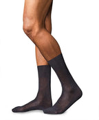 FALKE Men's No. 9 Egyptian Cotton Luxury Dress Socks, 1 Pair