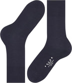 FALKE Men's Airport Dress Socks, Premium Merino Wool Cotton Blend, Sustainable Luxury, Eco-Friendly Business Casual, 1 Pair