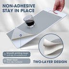 Shelf and Drawer Liner, Kitchen Cabinet Liners Non-Adhesive Thick Non-Slip Waterproof Washable Fragrant Mats Protect Dresser Shelves Cupboard Bathroom Cabinets, Gray, 18 in X 30 FT