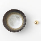 Asayu Japan Small Mini Incense Holder for Sticks 3.3 inch (83mm), Made in Japan Ceramic Ash Catcher & Brass Incense Burner Set for Relaxation, Yoga- Small Zen Incense Holder