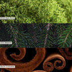 ILLUME Noble Holiday Balsam & Cedar Small Crackle Glass Candle