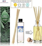 Urban Naturals Crisp White Linen Scented Oil Reed Diffuser Refill | Free Set of Reed Sticks! A Fresh, Clean Cotton Scent, 4 oz