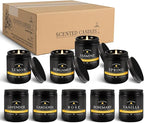 9Psc Scented Candles Set | Men Candle Set,7oz Gifts for Men Aromatherapy, Soy Candle(Black)