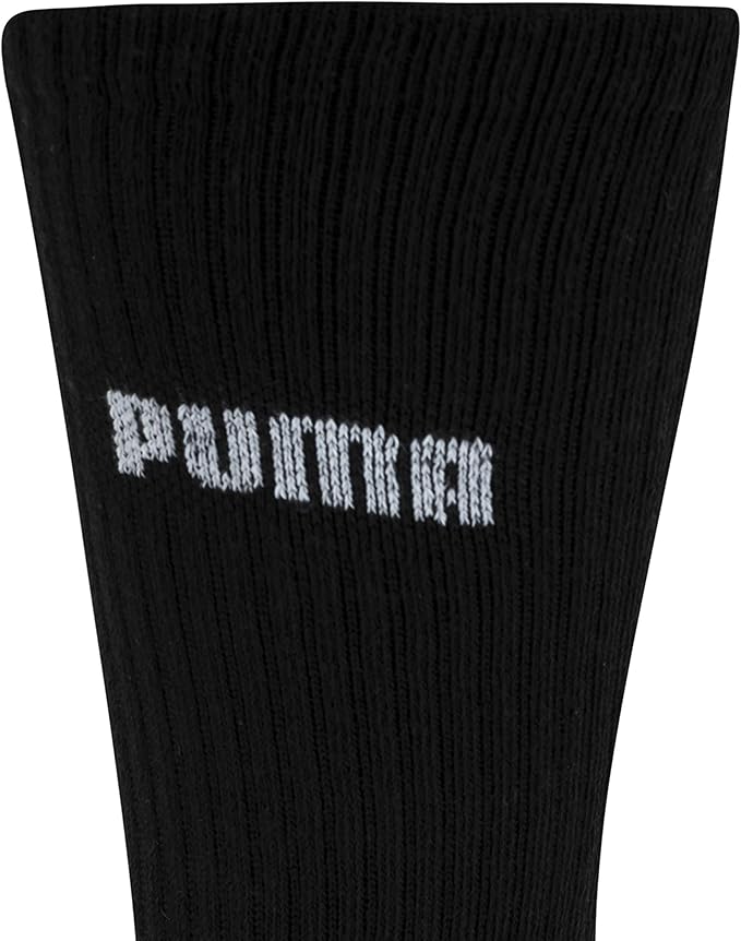 PUMA mens 6 Pack Crew Socks