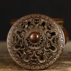 Brass Incense Burner Chinese Traditional Incense Burner Kit Zen Copper Incense Burner Office Home Yoga Room Sandalwood Burner Decoration Censer