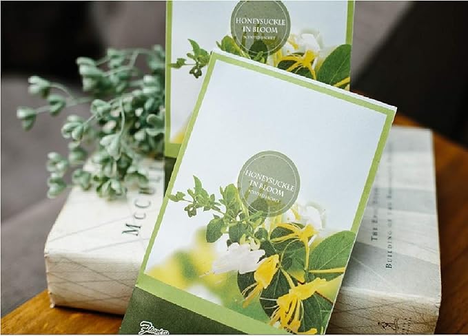 Honeysuckle Scented Sachets Pack of 3, Spring and Summer - Long-Lasting Scented Bags, Home Fragrance, Air Freshener & Deodorizer for Closet, Room, Drawer, or Cars, Made in USA
