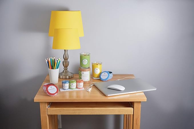 Root Candles Seeking Balance Wood Wick Spa Candle Aromatherapy Candles, 8-Ounce, Uplift: Lemon & Bergamot