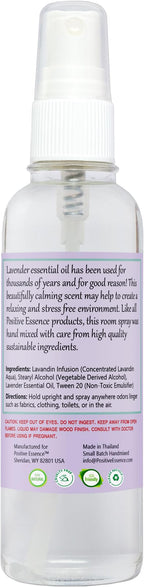 Lavender Linen and Room Spray, Natural Aromatherapy Sleep Spray for Relaxation and Stress Relief, Lavender Essential Oil for Pillows or Bedding, Odor Eliminator