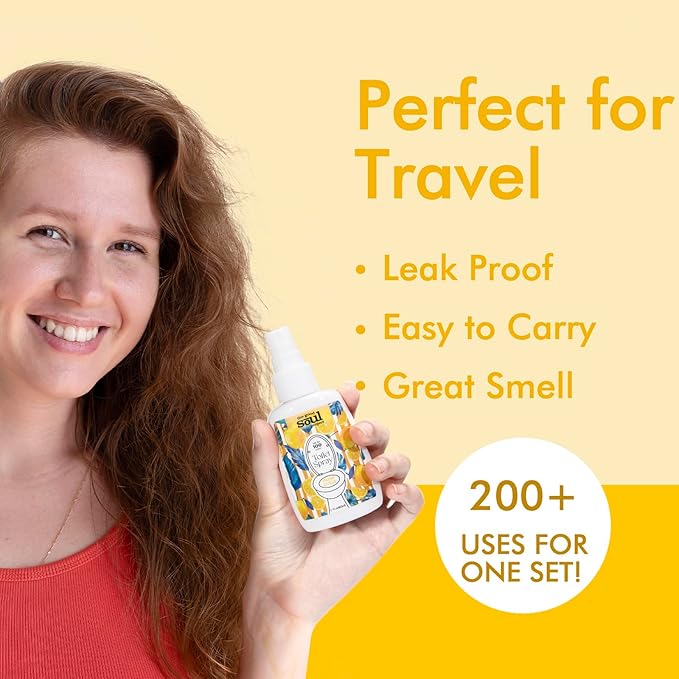 Toilet Spray for Poop, Fresh Citrus, Bathroom Spray Odor Eliminator, 2Fl Oz 2 Pack