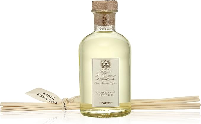 Antica Farmacista Home Ambiance Diffuser, Damascena Rose, Orris and Oud, 16.9 Fl Oz
