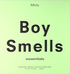 Boy Smells Mint Candle - 8.5 oz Fancy Candle with Ginger, Wild Mint, and Cedarwood- Up to 50-Hour Burn - Cotton Wick