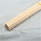 50 Pieces Fiber Reed Diffuser Replacement Refill Sticks for Aroma Fragrance (Beige, 10" x4mm)