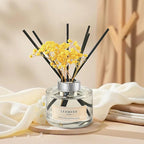 Reed Diffuser Sets Home Fragrance Essential Oil Diffuser Black Pomegranate Scent- 7 oz (210 ml)Fragrance Oil Diffuser for Bedroom Bathroom Home Décor Includes Reed Diffuser Sticks Scented Oils