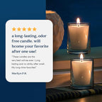 GoodLight Paraffin-Free Votive Candles, Vegan Palm Wax, Clean-Burning and All-Natural Votive White Candles | 15-Hour Burn Time (32 Unscented Votive Candles)