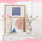 Queekay 32 Pcs Reed Diffuser Sticks Set Include 21pcs Natural Rattan Wood Beads, 11 Style Fragrance Diffuser, Rattan Reed Fragrance Replacement for Home(Pink Color)