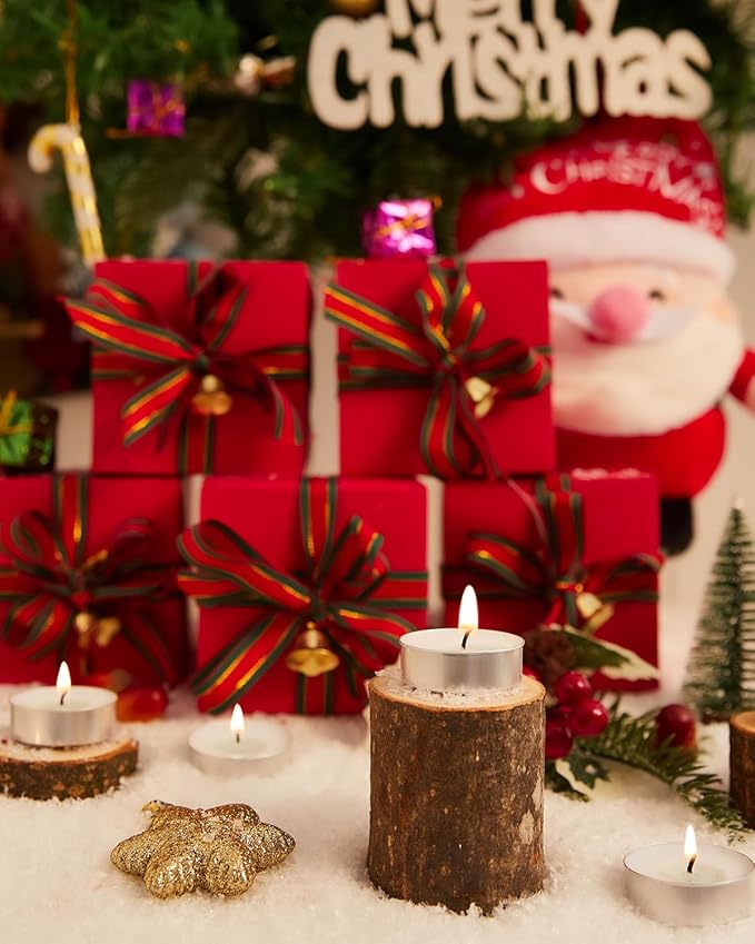 Unscented Palm Tea Lights Candles 200 Pack Bulk, 4.5 Hours Long Burning White Tea Lights,Non-Paraffin, Smokeless, Mini Tealight Candles for Wedding, Christmas Lights, Party, Power Outages