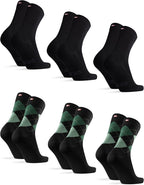 DANISH ENDURANCE Viscose Dress Socks, Premium, Soft, Breathable, Dress Socks for Men & Women, Unisex, 6-Pack