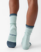 Cozy Earth Essential Calf Socks for Women and Men – Soft Mercerized Cotton Crew Socks 2-Pack Set – Heel & Arch Support