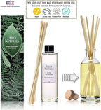 Urban Naturals Reed Diffuser Oil Refill, Lilac Blossoms Oil for Diffuser with Lilac, Violets, Lily of The Valley, 4 oz + Free Reed Sticks, Made in The USA