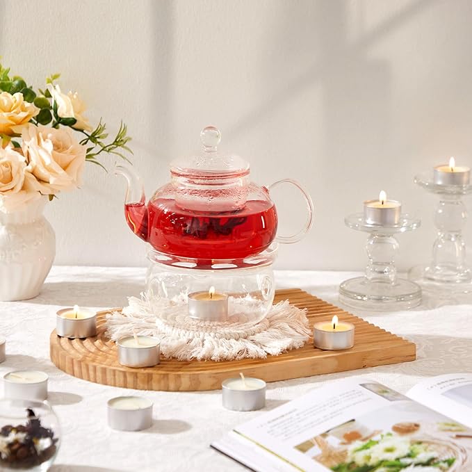 Unscented Palm Tea Lights Candles 50 Pack Bulk, 6 to 7 Hours Long Burning White Tea Lights,Non-Paraffin, Smokeless, Mini Tealight Candles for Wedding, Christmas Lights, Party, Power Outages