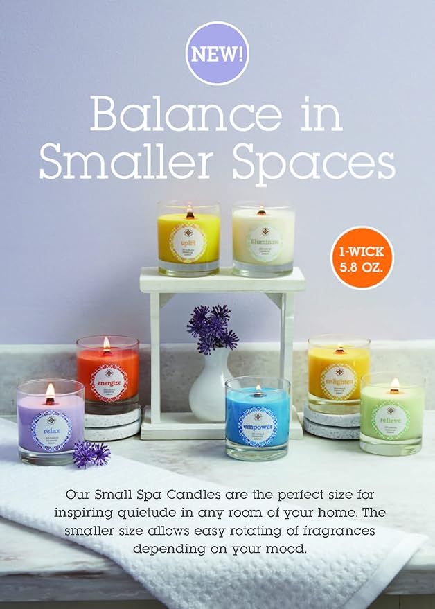 Root Candles Aromatherapy Candles Seeking Balance Wood Wick Spa Candle, 5.8-Ounce, Awaken: Basil & Lime