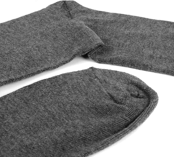 Feraricci Solid Color Casual Dress Socks for Men - Colorful & Comfortable Crew Socks