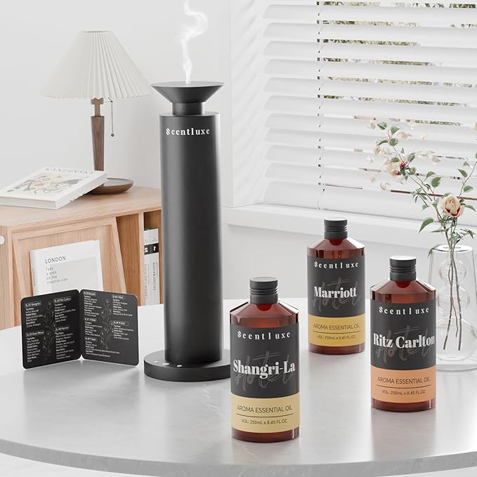 Oil Diffuser Essential Oils Inspired by The Ritz Carlton Scent - Orange, Musk for Aromatherapy Waterless Diffusers 250mL 8.45 Fl Oz Glass Dropper Bottle Fragrance Oil