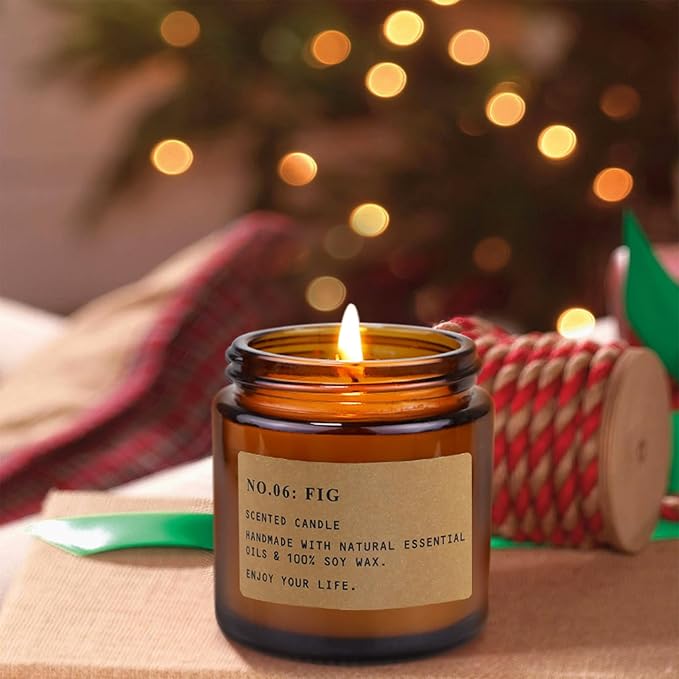 8 Pack Candles for Home Scented,Aromatherapy Jar Candle Gifts for Women, Natural Soy Wax Amber Candle Set, Scented Candles Set for Birthday Valentine Mother's Christmas Day Present