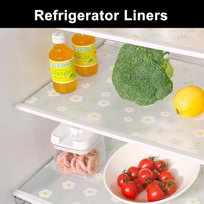 Cooyes Shelf Liner – Premium Non-Adhesive Cabinet & Drawer Liner for Kitchen – Waterproof Shelf Paper with Modern Pattern – Durable EVA Cabinet Mat – Easy to Cut