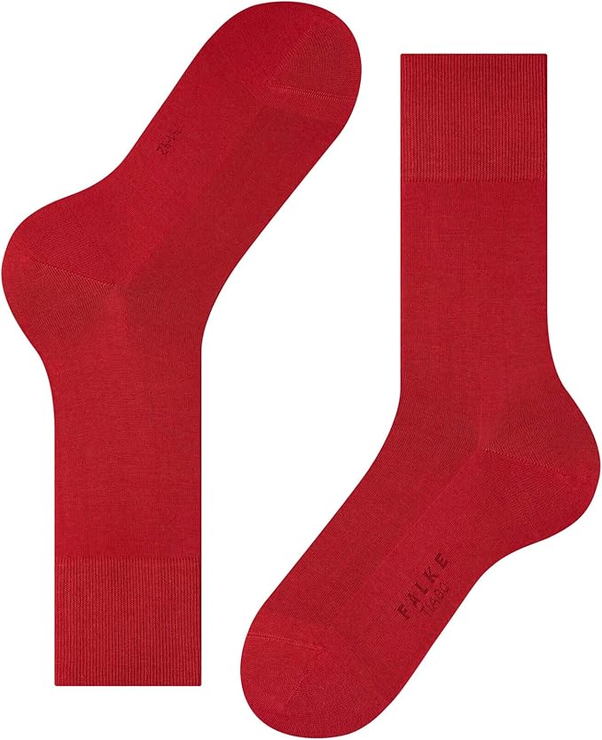 FALKE Men's Tiago Dress Socks, Sustainable Cotton, Crew, 1 Pair