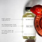 Secret Diffuser Oil - Hotel & Home Luxury Scents - Diffuser Oil Scents for Home Designed for Use in All Diffusers - 16.5 fl oz, 500 mL