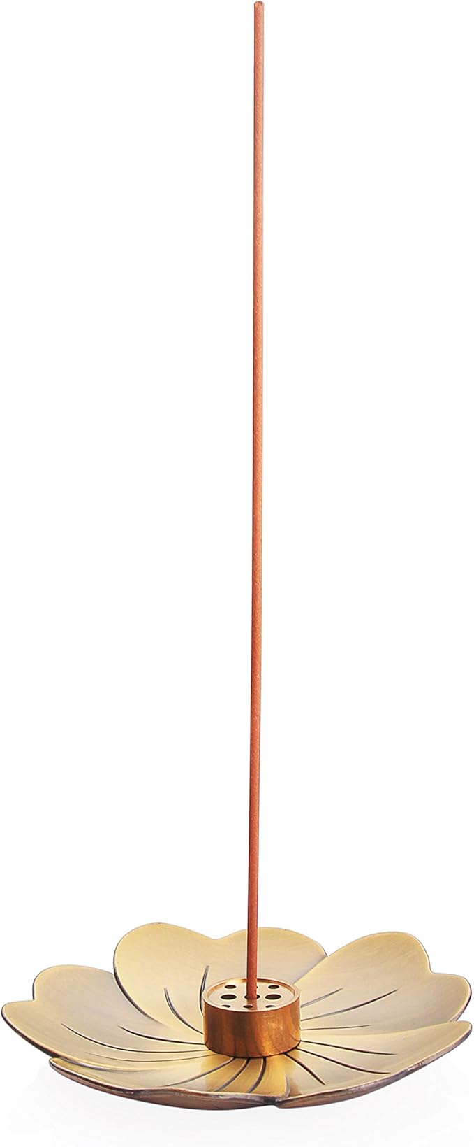 Stick Incense Burner Coil Incense Holder Nine Hole Type Design Brass