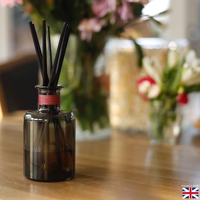 Ziffs Home® 120pcs Black Fibre Reed Diffuser Sticks - 25.4cm/10 Inches in x 4mm/0.16in - Thick Reeds Sticks - Fibre Reeds for Diffusers