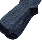 Trafalgar Men's Clayton Birdseye Over The Calf Mercerized Cotton Socks (1Pair)