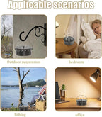 4 Pieces Coil Holder Portable Mosquito Incense Holder Iron Mosquito Incense Holder Retro Iron Coil Holder for Indoor Outdoor Hanging Camping Patio, 5.3 Inch