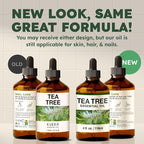 KUKKA Tea Tree Essential Oils - 4 Fl Oz - for Hair, Skin, Diffuser, Aromatherapy & DIY Soap Making Scent