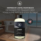 Aroma Country 1 Way Diffuser Oil - Luxury Hotel Santal Fragrance Oil for Diffuser Refill, Sandalwood Home Aroma Diffusers & Room Spray - My Way Premium Aromatherapy Oils & Home Scent (8.5 Fl Oz)