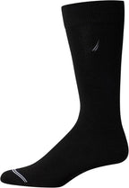 Nautica Mens Dress Socks - 10 Pack Breathable Stretch Crew-Length Work Socks for Men for Business Formal Wear (Sizes: 6-12.5)