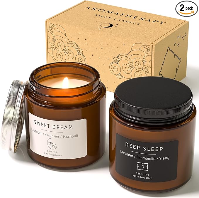 Scented Candles, BOYUJK Candles for Home Scented, Candle Set for Stress Relief and Promote Sleep, Candle Gifts for Women and Men