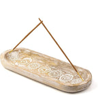 raajsee Incense Holder -Incense Burner Holder –Ash Catcher - Incense Stick Holder - Meditation & Yoga - Great Gift for Any Occasion Size 11x4 inch (Seven Chakra White)