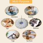 Ceramic Incense Holder for Sticks, Handmade Incense Burner Trays with 3 Pcs Incense Holes, Multi-Purpose Ash Catcher for Coils, White Sage & Palo Santo, Smudge Bowl for Meditation Yoga Decor (White)