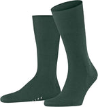 FALKE Men's Airport Dress Socks, Premium Merino Wool Cotton Blend, Sustainable Luxury, Eco-Friendly Business Casual, 1 Pair