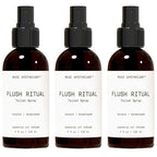 Muse Apothecary Flush Ritual - Aromatic & Refreshing Toilet Spray, Use Before You Go, 4 oz, Infused with Natural Essential Oils - Coconut + Sandalwood, 3 Pack