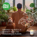 Natur IX Cleansing Scented Candles for Home | Sage & Palo Santo | Natural Non Toxic Soy Candles with Essential Oils | 50 H Long Burning | (Energy + Balance | Bergamot & Sage)