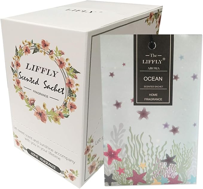 14 Packs Ocean Scented Sachets for Drawers and Closets