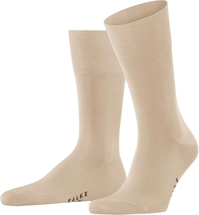 FALKE Men's Tiago Dress Socks, Sustainable Cotton, Crew, 1 Pair
