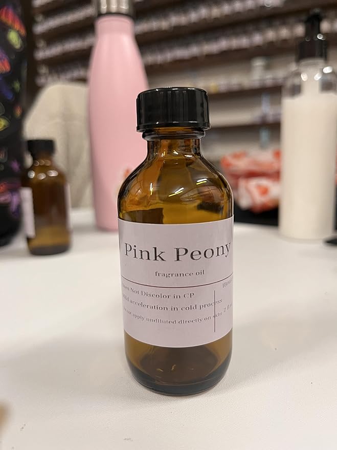 Bramble Berry Pink Peony Fragrance Oil 2 oz | Romantic Floral Scent for Soap Making, Candles, Lotion, Bath Bombs & Perfume | Skin Safe, Vegan, Paraben & Phthalate Free